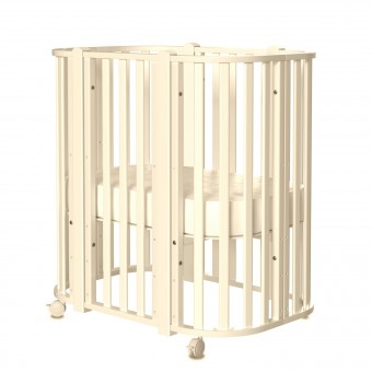 Кроватка MALIKA VERONA 4 в 1 слоновая кость, стойки слоновая кость Кроватка MALIKA VERONA 4 в 1 слоновая кость, стойки слоновая кость